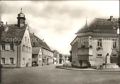 Klingenmuenster Hauptstrasse August Becker Denkmal Haus Kat. Klingenmuenster