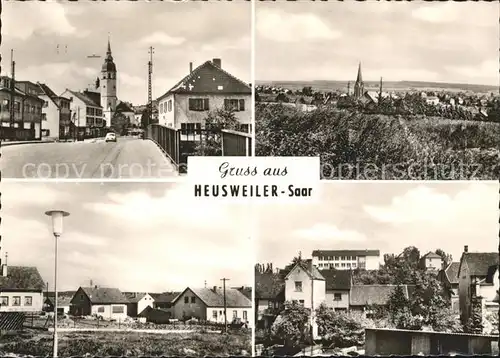 Heusweiler Strassenpartie Teilansichten Kat. Heusweiler