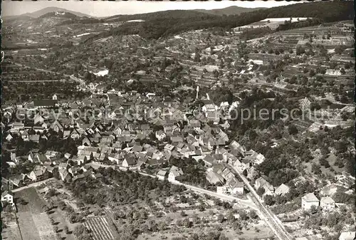 Laudenbach Bergstrasse Fliegeraufnahme Kat. Laudenbach