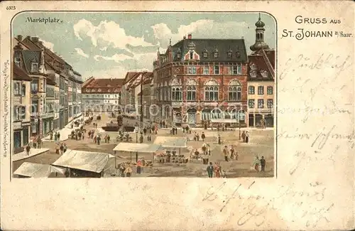 St Johann Saarbruecken Marktplatz Kat. Saarbruecken