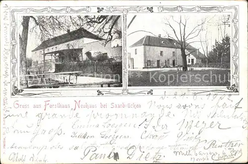 Saarbruecken Forsthaus Neuhaus Kat. Saarbruecken