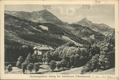 Bad Adelholzen Oberbayern Genesungsheim Alzing / Siegsdorf /Traunstein LKR