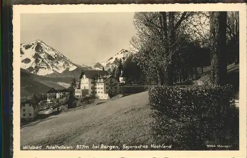 Bad Adelholzen Oberbayern Teilansicht / Siegsdorf /Traunstein LKR