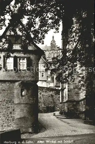 Marburg Lahn Alter Winkel Schloss Kat. Marburg