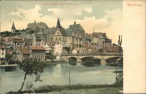 Marburg Lahn Universitaet Schloss Kat. Marburg