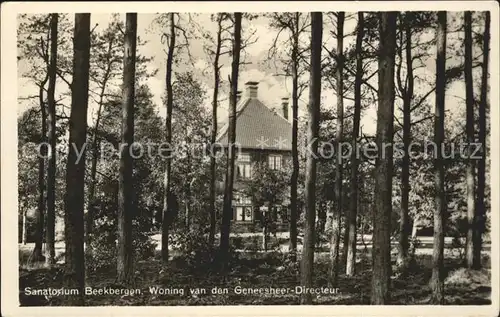 Beekbergen Sanatorium Woning Geneesheer Directeur Kat. Apeldoorn
