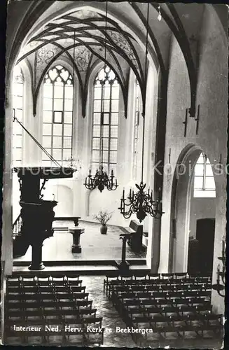 Beekbergen Interieur Ned Herv Kerk Kat. Apeldoorn