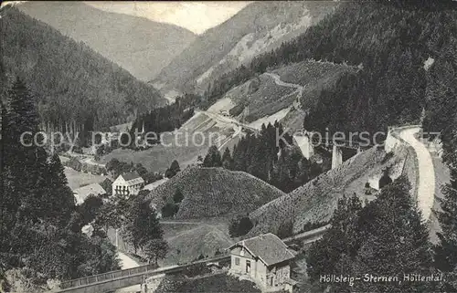 Hoellental Schwarzwald Gasthaus Sternen Hoellsteig Kat. Buchenbach