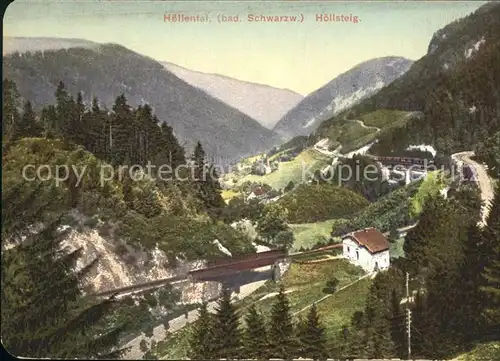 Hoellental Schwarzwald Hoellsteig Kat. Buchenbach