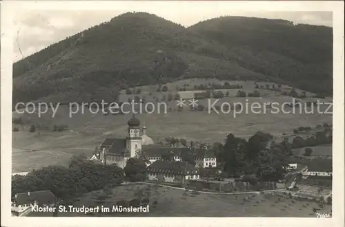 Muenstertal Schwarzwald Kloster St Trudpert Kat. Muenstertal