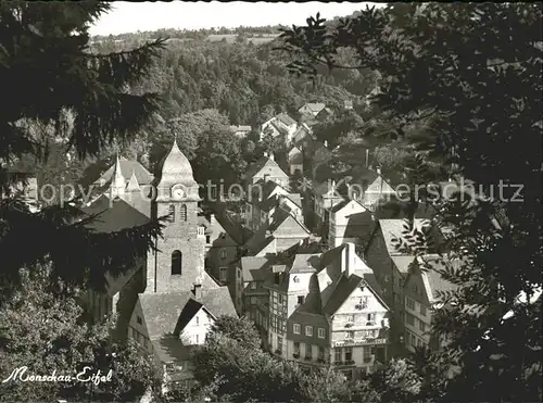 Monschau Ortsblick Kat. Monschau