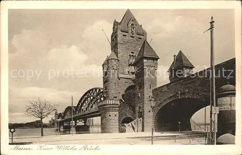 Mainz Rhein Kaiser Wilhelm Bruecke / Mainz Rhein /Mainz Stadtkreis