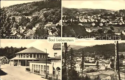 Bad Liebenstein Panorama Teilansichten Kat. Bad Liebenstein
