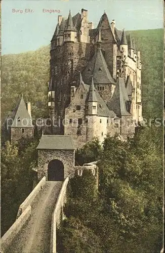 Muenstermaifeld Burg Eltz Eingang Kat. Muenstermaifeld