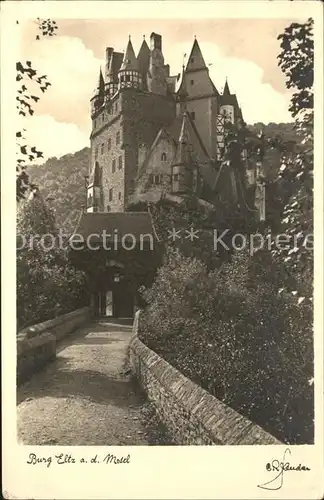 Muenstermaifeld Burg Eltz Eingang Kat. Muenstermaifeld