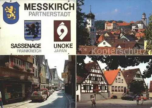 Messkirch Orts und Teilansichten Kat. Messkirch