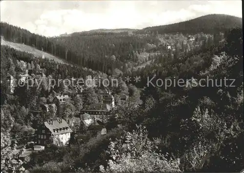 Kipsdorf mit Baerenfels und Spitzberg Kat. Altenberg