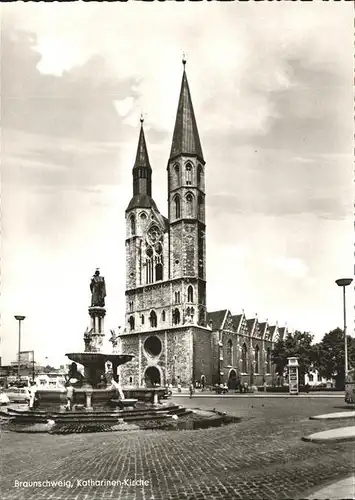 Braunschweig Katharinenkirche Brunnen Kat. Braunschweig