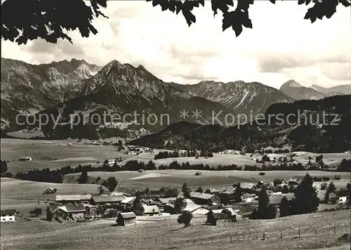 Sonderdorf mit Nebelhorn Kat. Bolsterlang