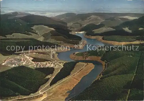 Okertalsperre Fliegeraufnahme Kat. Goslar