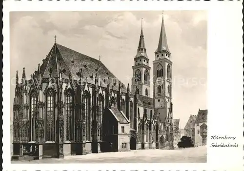 Nuernberg Sebalduskirche Kat. Nuernberg