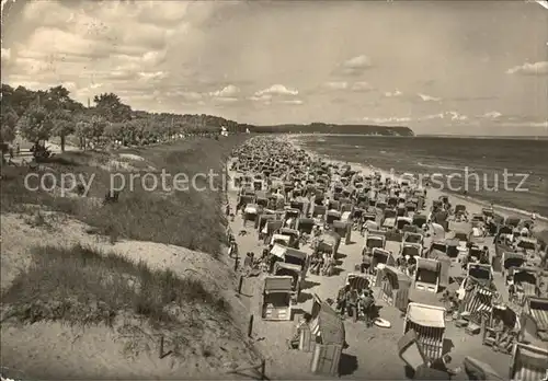 Goehren Ruegen Strandpartie Kat. Goehren Ostseebad Ruegen