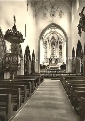 Radolfzell Bodensee Muenster UL Frau Inneres Kat. Radolfzell am Bodensee