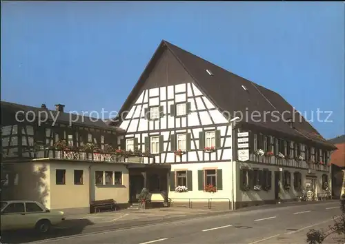 Fischerbach Gasthof Pension Zum Ochsen Kat. Fischerbach Kinzigtal