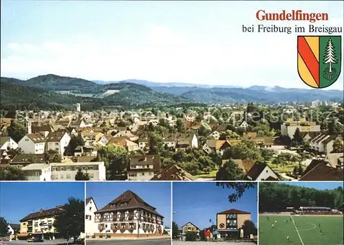 Gundelfingen Breisgau Panorama mit Teilansichten Kat. Gundelfingen