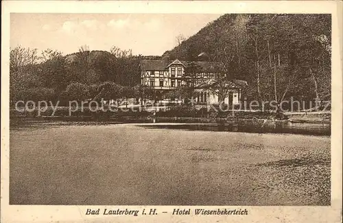 Bad Lauterberg Hotel Wiesenbekerteich Kat. Bad Lauterberg im Harz