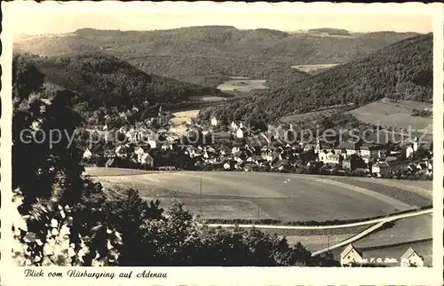 Adenau Blick vom Nuerburgring Kat. Adenau