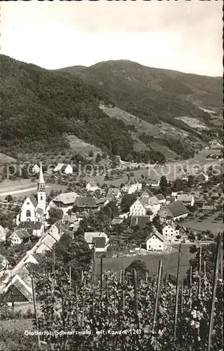 Glottertal mit Kandel Kat. Glottertal Schwarzwald