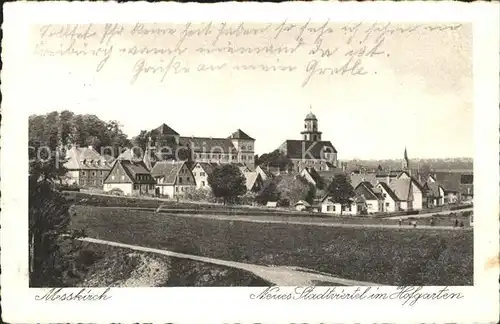 Messkirch Neues Stadtviertel im Hofgarten Kat. Messkirch