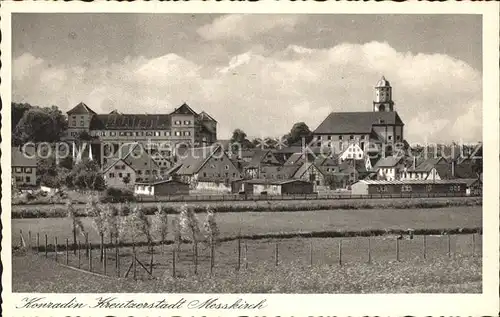 Messkirch Teilansicht Kirche Kat. Messkirch