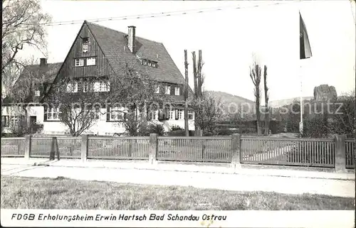 Bad Schandau FDGB Erholungsheim Erwin Hartsch Kat. Bad Schandau