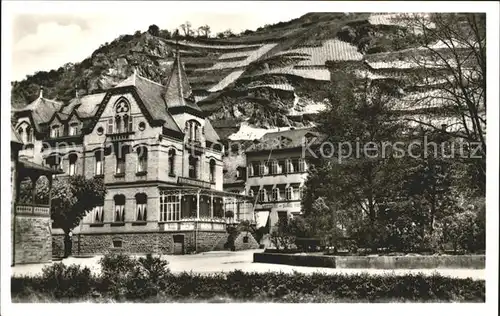 St Goarshausen Weinstube Rheinischer Hof Kat. Sankt Goarshausen