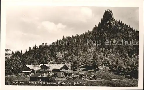 Tegernsee Berggasthaus Galaun Riederstein Kat. Tegernsee