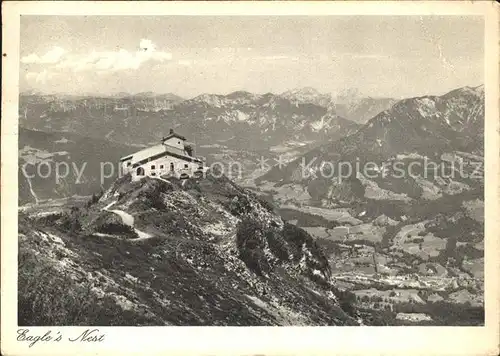 Berchtesgaden Adlernest Fliegeraufnahme Kat. Berchtesgaden