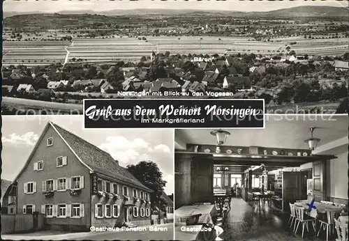 Norsingen Panorama Gasthaus Baeren Gaststube Kat. Ehrenkirchen