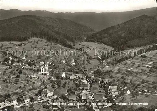 Reichental im Murgtal Fliegeraufnahme Kat. Gernsbach