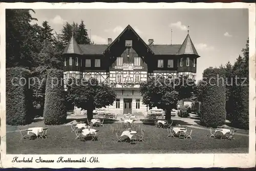 Krottenmuehl Kurhotel Simssee Kat. Soechtenau