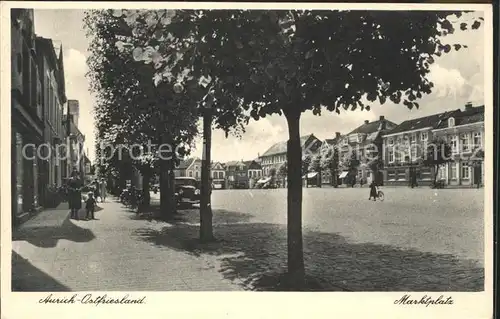 Aurich Ostfriesland Marktplatz Kat. Aurich