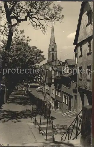 Marburg Lahn Teilansicht Kirche Kat. Marburg