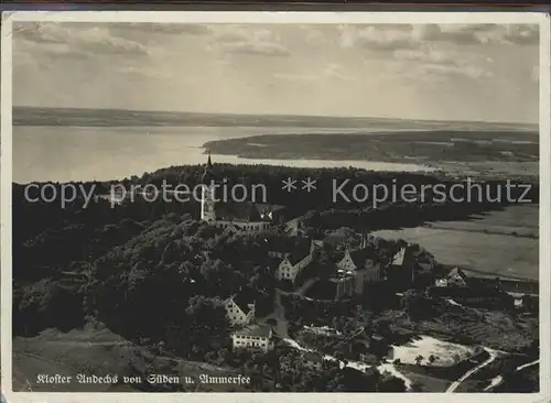 Andechs Kloster Andechs mit Ammersee Kat. Andechs