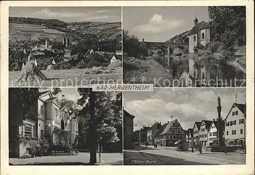 Bad Mergentheim Wolfgangkapelle Kurheim Oberer Markt Kat. Bad Mergentheim