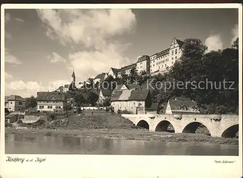 Kirchberg Jagst Teilansicht Bruecke Kat. Kirchberg an der Jagst