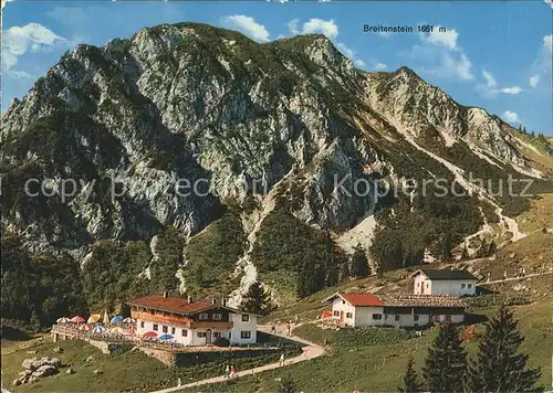 Ettenhausen Schleching Wuhrsteinalm am Geigelstein Bayerische Alpen Breitenstein Kat. Schleching