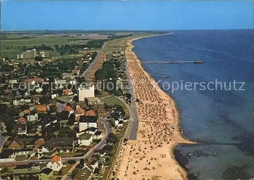 Dahme Ostseebad Strand Fliegeraufnahme Kat. Dahme