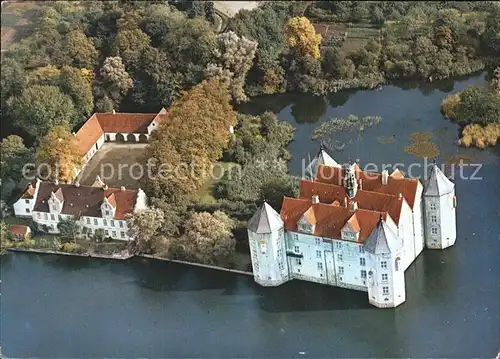 Gluecksburg Ostseebad Schloss Fliegeraufnahme Kat. Gluecksburg (Ostsee)