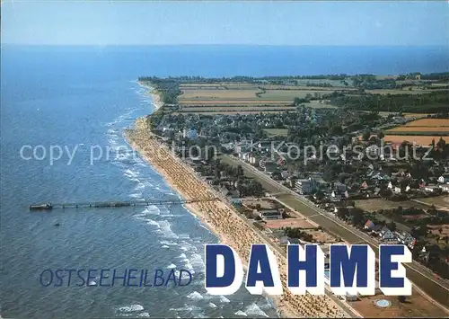 Dahme Ostseebad Fliegeraufnahme Kat. Dahme